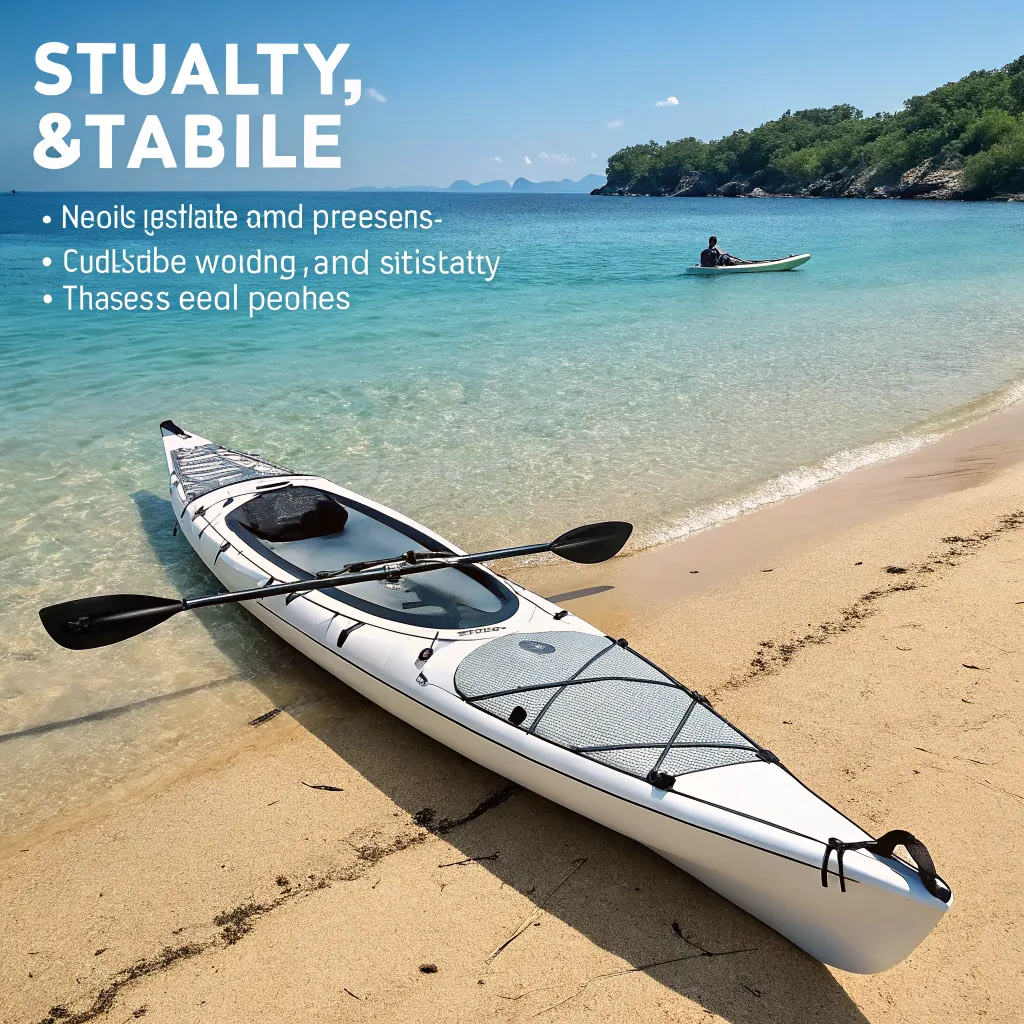 Sturdy and stable kayak